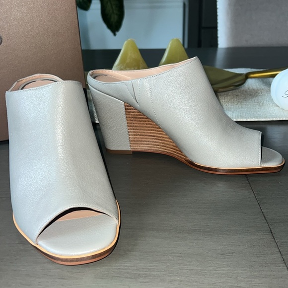 PAOLO LINEA GIAI BLOCK SLIP ON HEELED MULE SANDALS 9.5 - Picture 4 of 7